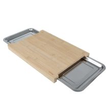   Ruhhy bambusz vágódeszka kihúzható tárolókkal – praktikus, tiszta, rendszerezett főzés 00025707