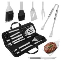   Kaminer grill eszközkészlet 6 db rozsdamentes acél tokban 00027178