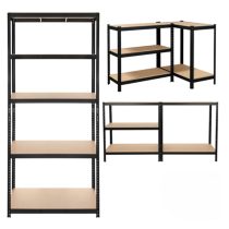   Bigstren fém tárolóállvány 5 polccal 220×100×45 cm 00027342