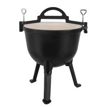 Kaminer 10L öntöttvas üst lábakkal és fedővel 00027376