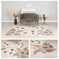   Eylül Kávé-Bézs Virág Mintás Szőnyeg 200X280
01203D-KAHVE-BEJ-200280