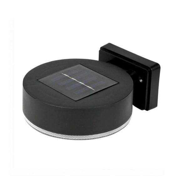 Napelemes fali lámpa – meleg fehér fény, 600 mAh 014411