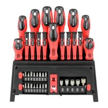   Csavarhúzó és bitkészlet 39 részes – komplett szerelő szett mágneses tartóval 015233