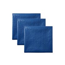   Kék takaróponyva 1,5 × 2,5 m 3 db (2+1) – vízálló, erős PE ponyva 015479-21