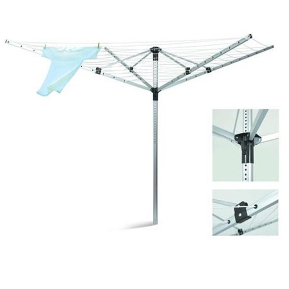 BRILANZ Kültéri ruhaszárító állvány 50 m, 4 kar 01LYQ21550A