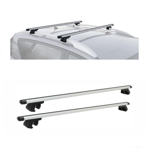 ALU-PRO tetőcsomagtartó keresztrudak – 120 cm, alumínium, zárható kivitel 02305