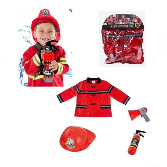 Tűzoltó egyenruha készlet 038087