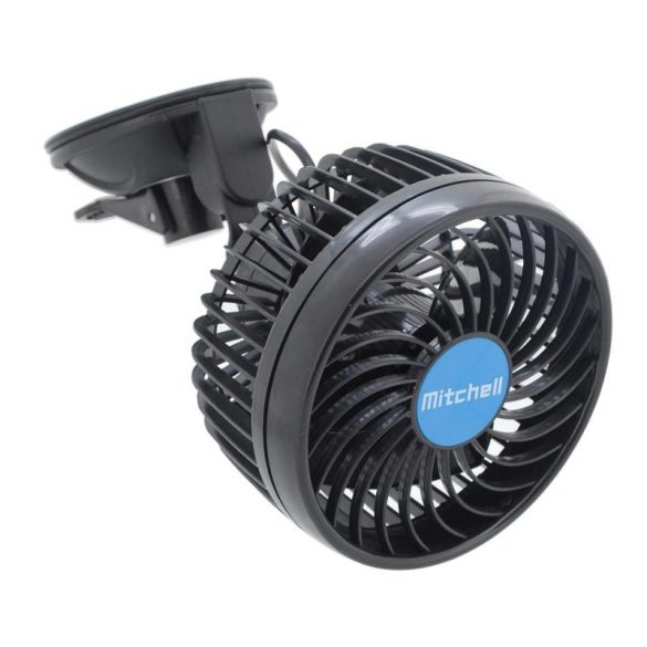 MITCHELL 115 mm autóventilátor 12V vákuumos tapadókoronggal – 07216