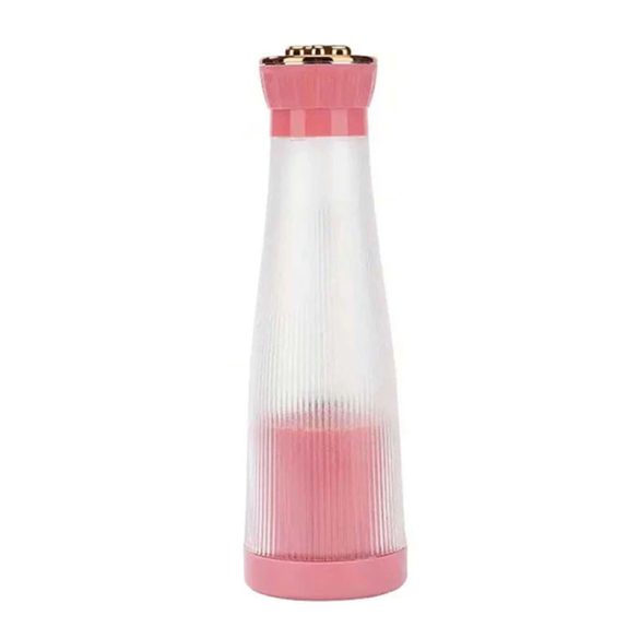 Hordozható smoothie készítő mixer, Rózsaszín 400ml 07304_R