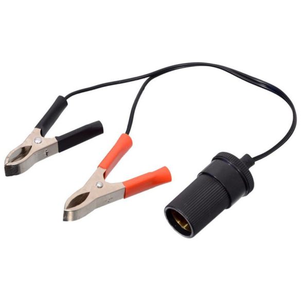 Autós akkumulátor adapter – 12/24V szivargyújtó aljzattal 07414