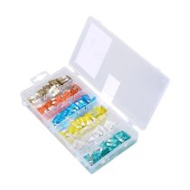   Színes Autós Mini Lapátbiztosíték Készlet – 120 Darabos, Tárolódobozban 07527