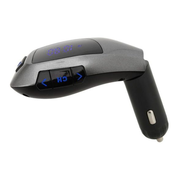 Handsfree FM-transzmitter MULTI – kihangosító, zenelejátszó és USB töltő egyben 07719