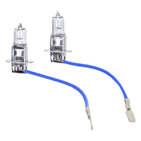 Halogén autóizzó szett – H3, 12V, 55W, Pk22s, UV-szűrős, 2 db 08425