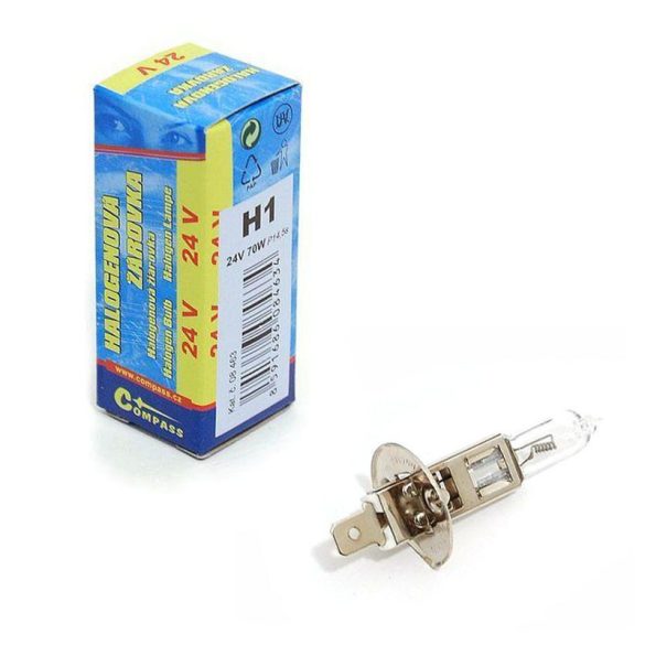 H1 24V 70W P14,5s halogén autóizzó – UV szűrővel 08463