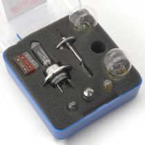   H1 + H7 autóizzó és biztosíték készlet – műanyag dobozban 08500