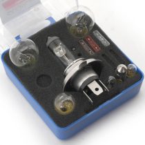   H4 autóizzó és biztosíték készlet – műanyag dobozban 08502