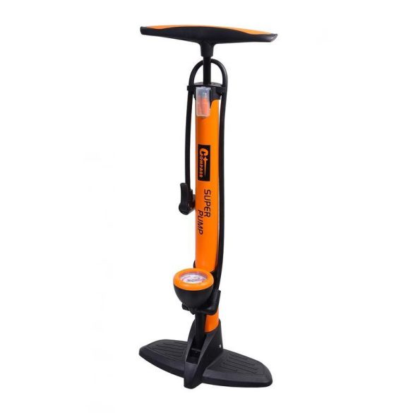 SUPER PUMP Kézi Pumpa Manométerrel – 530 × 38 mm – 09148