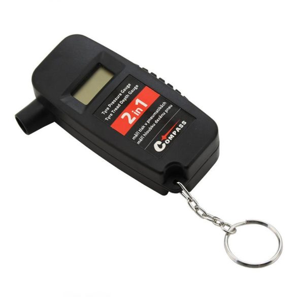 DIGITAL 2in1 Digitális Guminyomás- és Profilmélységmérő – 09337