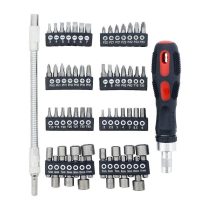 Racsnis csavarhúzó készlet – 58 részes 09505