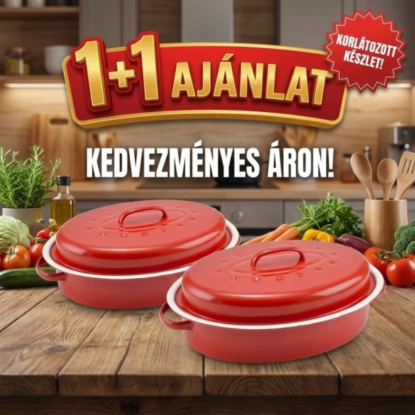 Perfect Home Zománcozott kacsasütő 1+1 AJÁNLAT 10379-2