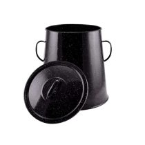   Perfect Home Zománcozott zsírosbödön 20 literes fekete 10459