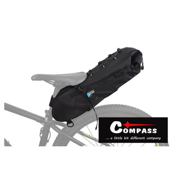 Compass nyeregtáska – nagy méretű, vízlepergető kerékpáros táska túrázáshoz 12040