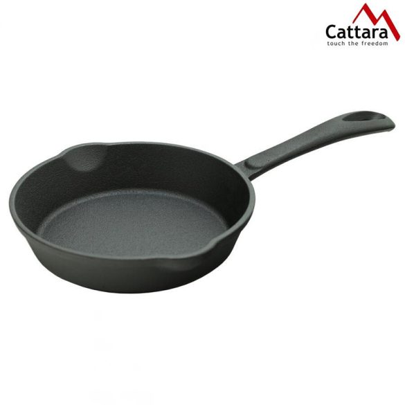 CATTARA Öntöttvas grill serpenyő nyéllel 16 cm – 13059

