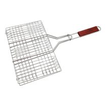 Grillrács 35 × 23 cm fanyelű 13117