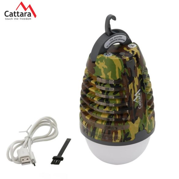 CATTARA PEAR ARMY tölthető lámpa + UV rovarcsapda vízálló 13179