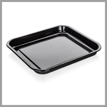   BANQUET Zománcozott tepsi CULINARIA, Fekete, 41 x 37 x 4 cm 13705043