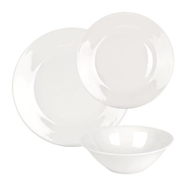 Vilde 18 részes fehér porcelán étkészlet 139845
