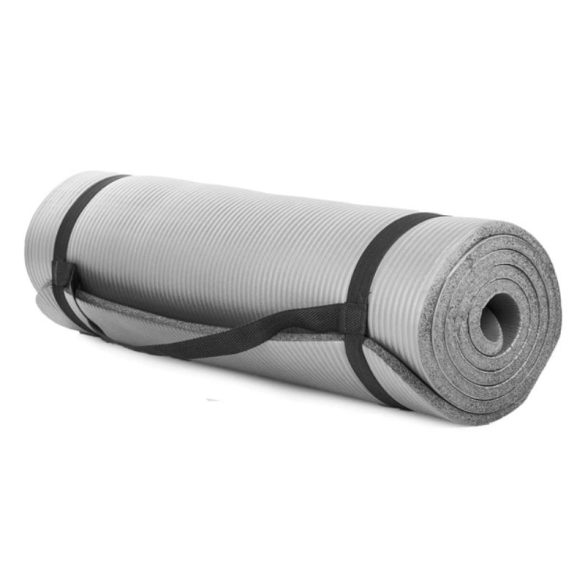 Extra Vastag Fitnesz és Jóga Szőnyeg (1 cm) – Szürke 14186_S