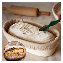   Perfect Home Szakajtó / kenyér kelesztőtál ovális 35*14*7 cm rattan 14415