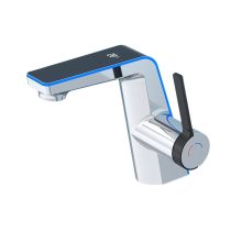 Klasszikus Króm és Fekete Digitális Csaptelep 145931GQK-S