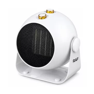   RAF Kerámia ventilátoros hősugárzó 1800 W – széles légtereléssel | Fehér 14861