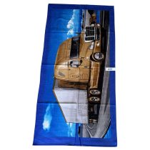 Strand törölköző 70 x 140 cm - Kamion mintás 1524