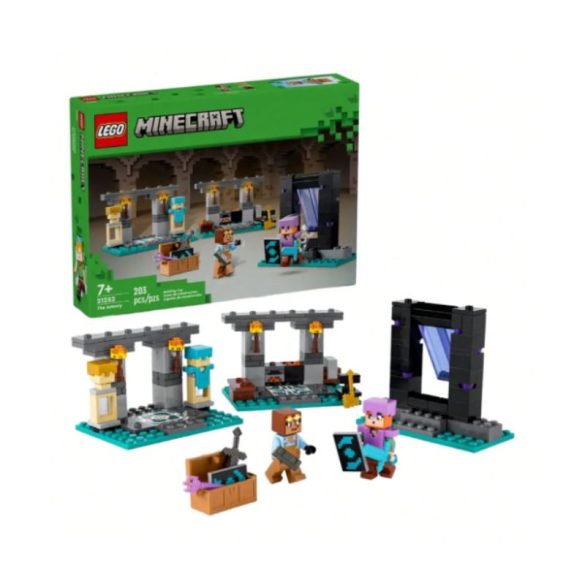 LEGO® Minecraft™ A Fegyvertár Építőkocka Készlet 178700956