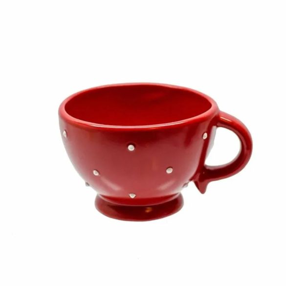 Piros Pöttyös Kerámia Teásbögre 17930