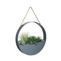 Függő dekoratív növény, kerek, fém 179310