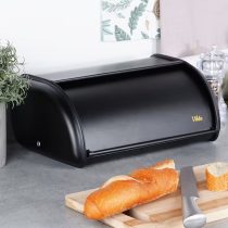 VILDE Fekete Acél Kenyértartó, 36x23x14,5 cm 1GK03260G