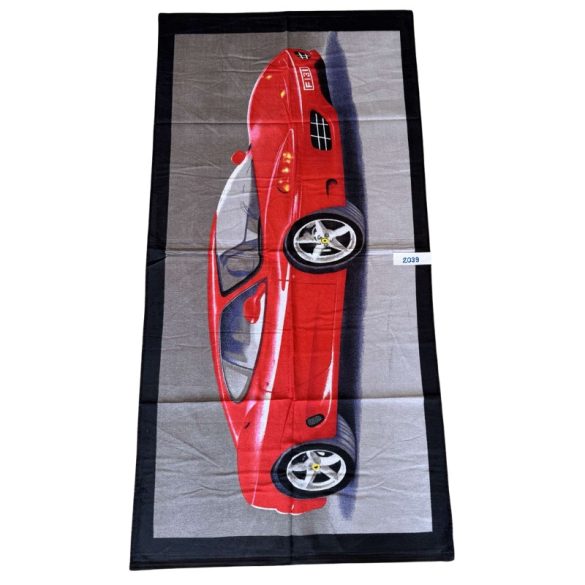 Strand törölköző 70 x 140 cm - Ferrari mintás 2039