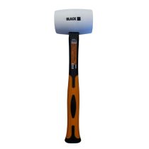 BLACK Üvegszálas Nyelű Gumikalapács – 340 g 20525