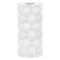 MagicHome karácsonyfadísz gömb szett, 30 db, 6 cm, csillogó fehér 2171335