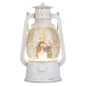   MagicHome Karácsonyi lámpás hóemberrel, meleg fehér LED, 12 × 10 × 20,5 cm 2174129