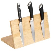   Vilde mágneses késállvány bambusz 25 × 14 × 15 cm – kompakt, praktikus tárolás 229281