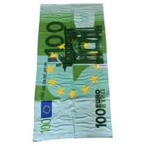   Strand törölköző 70 x 140 cm - 100 eurós bankjegy mintás 242457