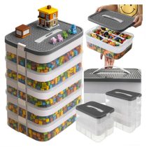 Többszintes LEGO kompatibilis tárolódoboz 25759