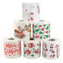 Karácsonyi WC papír különböző vicces minták 26007
