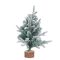 Műhavas mini műfenyő 50 cm – fa talppal 26089