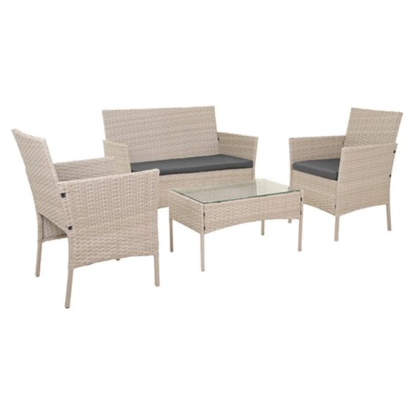 Gardlov rattan kerti bútor szett bézs 26909